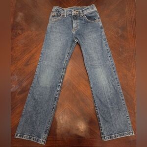 Kids Wrangler Blue Denim Jeans Size 10 Regular With Adjustable Waist